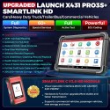 LAUNCH X431 PRO3S+ PRO3 S+ with Launch X-431 SmartLink C 2.0 Heavy-duty Truck Module for Both 12V & 24V Cars and Trucks