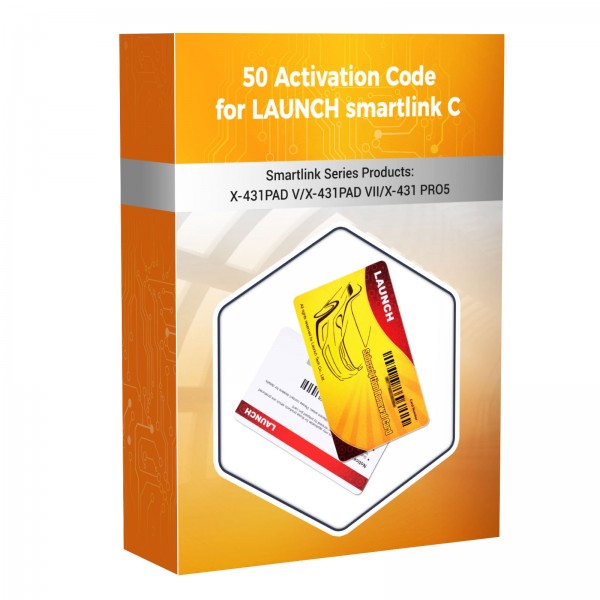 Launch Smartlink Remote Diagnosis Renewal Card 50 Times Activation Card for SmartLink C