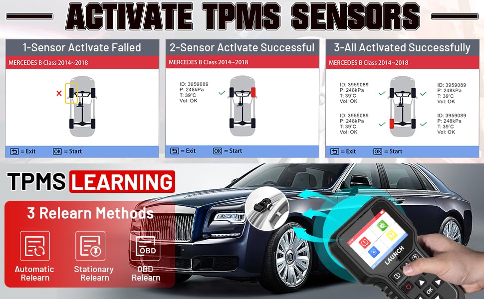 LAUNCH-CRT5011E-Newest-TPMS-Relearn-Tool-with-4pcs-Launch-LTR-03-RF-TPMS-Sensor-Support-315-433MHz-for-ReadActivateProgrammingRelearnReset-SC550SO599-4PCS